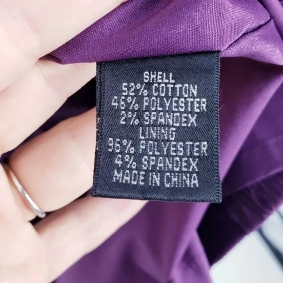 Adrianna Papell Textured Purple Sheath Dress - Picture 8 of 8